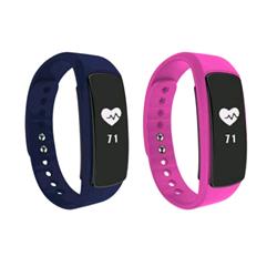 NGM Fit Band, blu con cinturini blu e rosa