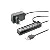 NGS IHUB7 Tiny – hub USB 2.0 a sette porte con alimentatore