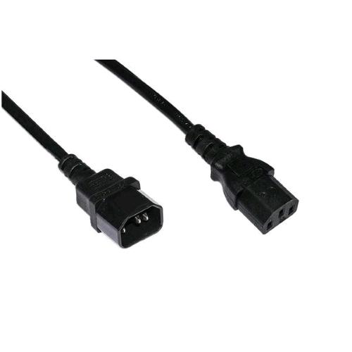 LINK CAVO ALIMENTAZIONE IEC IEC C14 MASCHIO - IEC C13 FEMMINA 1.8 MT NERO