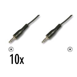 NILOX CAVO AUDIO JACK 3 5 M/M 1.5 MT NERO CONF 10 Pz.