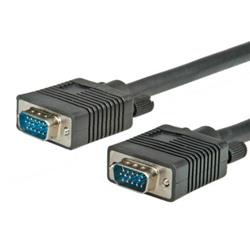 SECOMP Standard S3604 — cavo VGA HD15 maschio/maschio, 6 m, nero