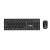 NILOX KIT TASTIERA 105 TASTI LAYOUT ITALIANO + MOUSE WIRELESS 3 PULSANTI 1600 DPI NERO