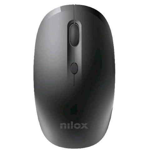NILOX MOUSE OTTICO WIRELESS 2.4GHz 4 PUSLANTI 4.000 DPI NERO