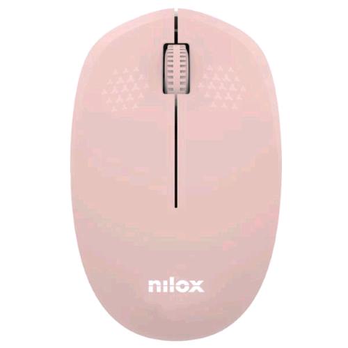 NILOX MOUSE OTTICO WIRELESS CON NANO RICEVITORE 3 PULSANTI 1.000 DPI ROSA