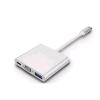 NILOX NLX-TC-VGAUSBTC MINI DOCKING STATION DA USB-C A USB-A 3.0 VGA USB-C 3.1 SILVER
