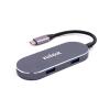 NILOX NXDSUSBC01 MINI DOCKING STATION DA USB-C A 1xHDMI 3xUSB-A 3.0 1xUSB-C PD 87W GRIGIO