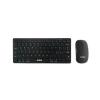 NILOX NXKMMB00001 KIT TASTIERA SLIM + MOUSE OTTICO WIRELESS 1.600 DPI LAYOUT ITALIA BLACK