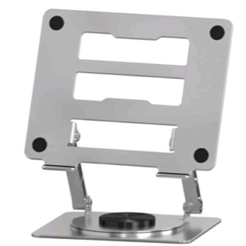 NILOX SUPPORTO STAND PER NOTEBOOK/TABLET 10"-16" GIREVOLE 360 GRADI RAGOLABILE IN ALTEZZA ACCIAIO