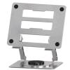 NILOX SUPPORTO STAND PER NOTEBOOK/TABLET 10"-16" GIREVOLE 360 GRADI RAGOLABILE IN ALTEZZA ACCIAIO