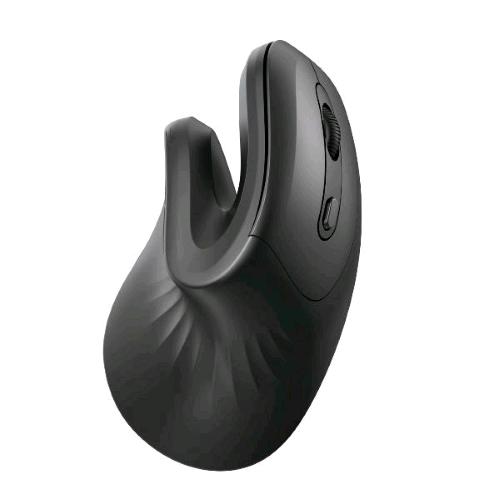NILOX VERTICAL MOUSE VERTICALE ERGONOMICO CLICK SILENZIOSO 6 PULSANTI 3.200 DPI REGOLABILI NERO