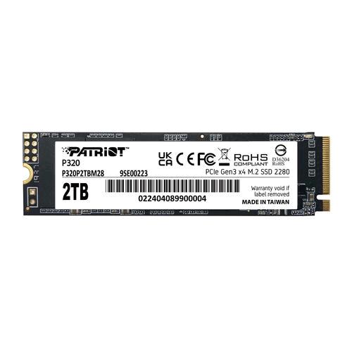Patriot P320 2 TB — SSD M.2 2280 PCIe 3.0 x4 NVMe 1.3