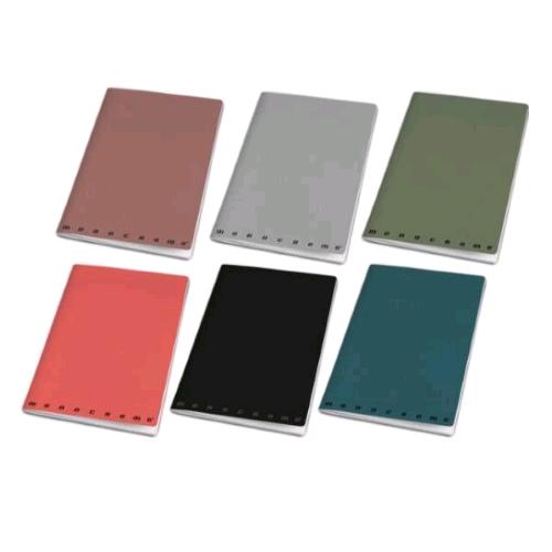 PIGNA MONOCROMO PLUS QUADERNO CARTONATO 80 GR 210X297 mm 22 FOGLI A QUADRETTI 5Q COLORI ASSORTITI CONF 6 Pz.