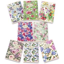 PIGNA NATURE FLOWER QUADERNI A4 80 GR QUADRETTI 0Q 40 FOGLI COLORI ASSORTITI CONF 10 Pz.