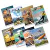 PIGNA SPORT QUADERNO MAXI PUNTO METALLICO 80 GR 210X297 mm A4 20 FOGLIA A QUADRETTI 5M SOGGETTI ASSORTITI CONF 10 Pz.