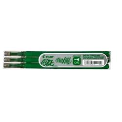 PILOT FRIXION POINT REFILL VERDE PUNTA AD AGO 0.50 mm CONF 3 Pz.