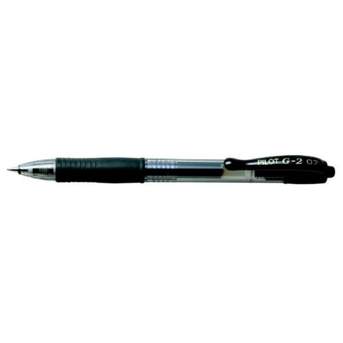 PILOT G-2 PENNA ROLLER A SCATTO PUNTA 0.7 mm COLORE NERO CONF. 12 Pz.