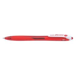 PILOT REXGRIP BEGREEN PENNA A SFERA INCHIOSTRO ROSSO PUNTA MEDIA FUSTO TRASPARENTE GRIP ERGONOMICO CON MATERIALE RICIC. CONF. 10 Pz.
