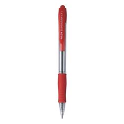 PILOT SUPER GRIP PENNA A SFERA A SCATTO ROSSO PUNTA CONICA 1mm CONF 12 Pz.