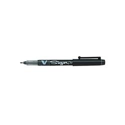 PILOT V SIGNPEN PENNA PUNTA IN FIBRA 2 mm COLORE NERO CONF. 12 Pz.