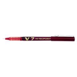 PILOT V7 HI-TECPOINT PENNA ROLLER PUNTA 0.7 mm COLORE ROSSO CONF. 12 Pz.