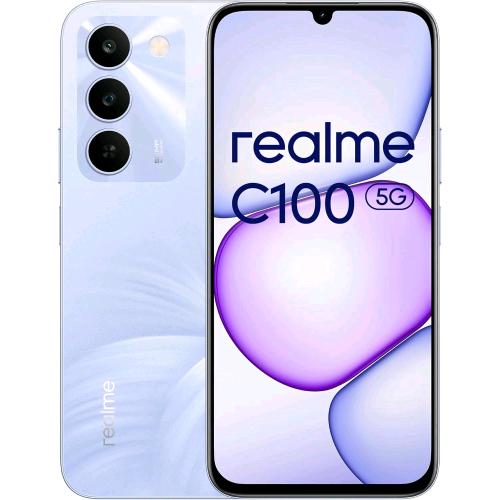 REALME C100 5G DUAL SIM 6.8" OCTA CORE 128GB RAM 4GB 5G ITALIA PURPLE
