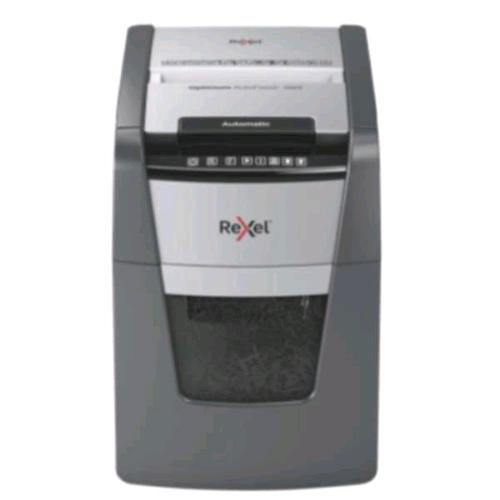 REXEL OPTIMUM AUTOFEED+ 100X DISTRUGGIDOCUMENTI A FRAMMENTO CESTINO 34 LT CAPACITA' 100 FOGLI