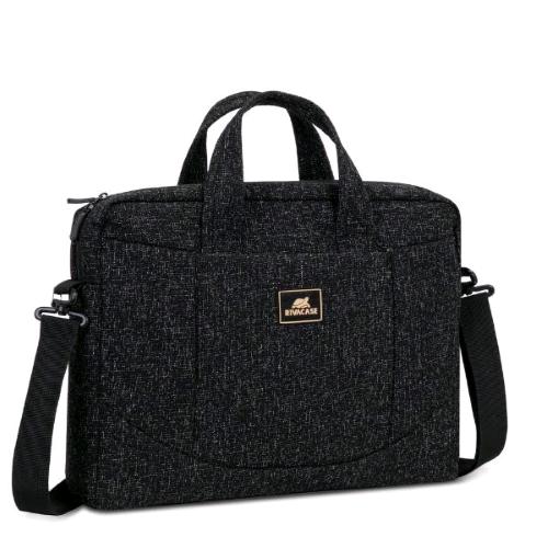 RIVACASE BORSA PER NOTEBOOK DA 15.6" IN POLIESTERE CON TRACOLLA 5 SCOMPARTI NERO