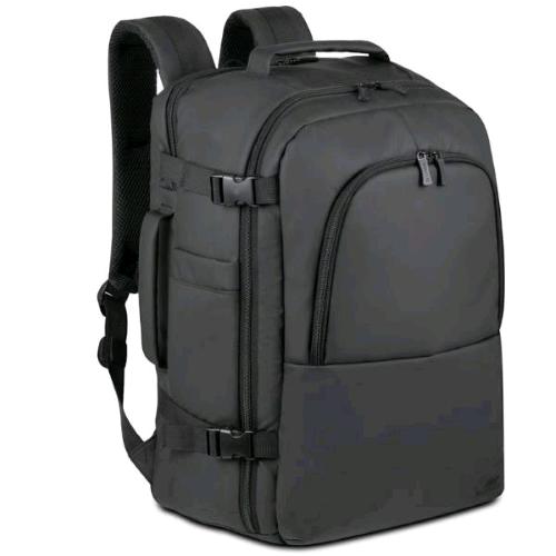 RIVACASE COATED ECO ZAINO PER NOTEBOOK DA 17.3" IN POLIESTERE RICICLATO 10 SCOMPARTI NERO