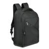 RIVACASE ECO ZAINO PER NOTEBOOK DA 17.3" IN POLIESTERE 2 SCOMPARTI TASCA FRONTALE TASCA LATERALE E CINGHIA PER BAGAGLI NERO