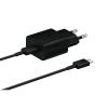 SAMSUNG EP-T1510X CARICABATTERIE DA RETE 15W PORTA USB-C CON CAVO NERO