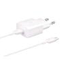 SAMSUNG EP-T1510X CARICABATTERIE DA RETE 15W PORTA USB-C CON CAVO WHITE