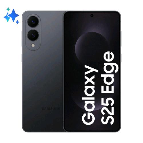SAMSUNG S937 GALAXY S25 EDGE 5G DUAL SIM 6.7" OCTA CORE 512GB RAM 12GB ITALIA TITANIUM JETBLACK