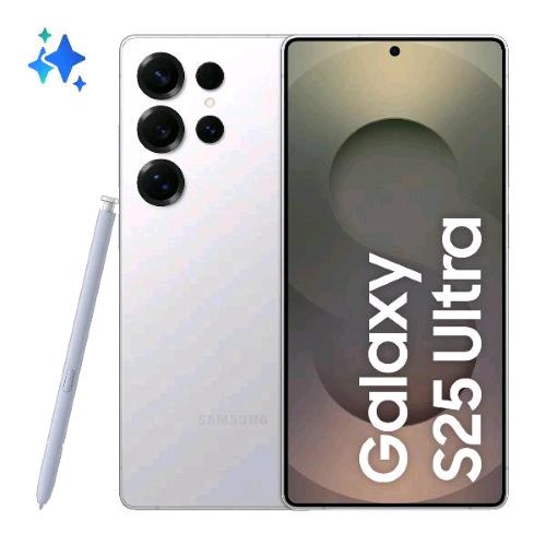 SAMSUNG S938 GALAXY S25 ULTRA 5G DUAL SIM Ai 6.9" OCTA CORE 256GB RAM 12GB 5G ITALIA TITANIUM WHITESILVER
