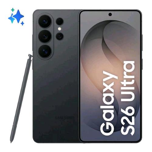 SAMSUNG S948 GALAXY S26 ULTRA AI 5G DUAL SIM 6.9" OCTA CORE 512GB RAM 12GB 5G ITALIA BLACK