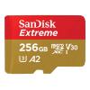 SANDISK EXTREME MICRO SDXC 256GB + SD ADAPATER 190MB/S 130MB/S A2 / Video Class V30 / UHS-I U3 / Class10 UHS-I