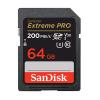 SANDISK EXTREME PRO MEMORY CARD SDXC 64GB 200MB/S 90MB/S UHS-I CLASSE 10 U3 V30