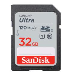 SanDisk Ultra SDHC 32 GB UHS-I Classe 10 U1, fino a 120 MB/s