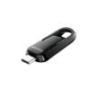 SANDISK ULTRA SLIDER 32GB CHIAVETTA USB-C 3.2 GEN 1 CONNETTORE RETRATTILE ED ANELLO PORTACHIAVI NERO
