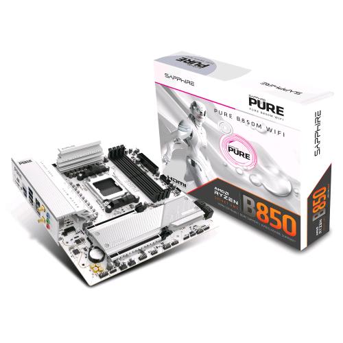 Sapphire PURE B850M WIFI — scheda madre AM5, DDR5, Micro-ATX