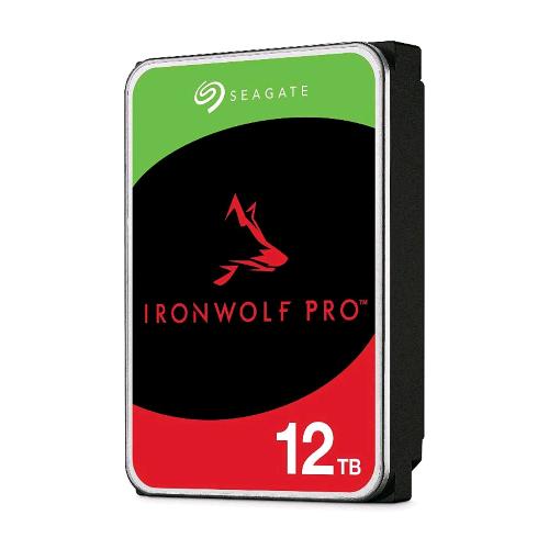 Seagate IronWolf Pro 12 TB — HDD NAS 3,5 pollici SATA CMR, 7.200 rpm, 512 MB, ST12000NT001