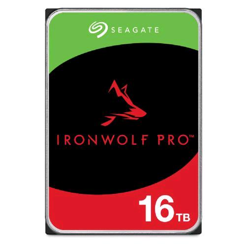 Seagate IronWolf Pro 16 TB — HDD NAS 3,5 pollici SATA CMR, 7.200 rpm, 512 MB, ST16000NT001