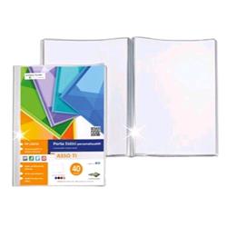 SEI ROTA ASSO TI PORTALIISTINI PERSONALIZZABILE IN PP 220X300 mm 40 BUSTE BIANCO