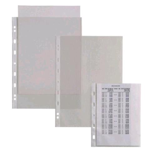 SEI ROTA ATLA BUSTE CON FORATURA UNIVERSALE IN PP 300X220 mm TRASPARENTE CONF 50 Pz.