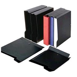 SEI ROTA CUSTODIA PER RACCOGLITORI AD ANELLI DA 40MM IN COLPAN 315X265MM DORSO 6.5CM COL. NERO