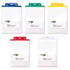 SEI ROTA PASS 6 ST C.R. PORTABADGE IN PVC RIGIDO 150X100 mm CON RINFORZO COLORATO E TASCA PORTA BIGLIETTI NEUTRO CONF 50 Pz.