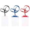 SEI ROTA PASS 6S P PORTABADGE IN PVC 10X15 CM CON PINZETTA CARTONCINO E CORDONCINO TRASPARENTE CONF 10 Pz.