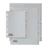 SEI ROTA RECORD INTERCALARI ALFABETICI A-Z IN PLASTICA 210X297 mm A4 CON FORATURA UNIVERSALE BIANCO CONF 20 Pz.