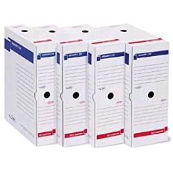 SEI ROTA SCATOLA IN CARTONE RICICLATO 360X260 mm A4 DORSO 150 mm BIANCO