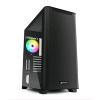 SHARKOON M30 RGB CASE FULL TOWER ATX E-ATX FRONTALE MESH PANNELLO LATERALE IN VETRO TEMPERATO 2xUSB 3.0 1xUSB-C 1x120 PWM 1x120 ARGB PWM BLACK