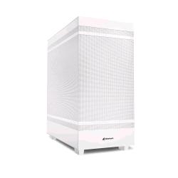 SHARKOON REBEL C50 CASE FULL TOWER ATX MINI-ITX MICRO-ATX CON PANNELLI CON RETE DI AERAZIONE E SUPERFICI INTERNE FORATE 2XVENTOLE PWM DA 120MM 1XUSB-C 2XUSB-A 3.0 BIANCO